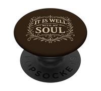 Hymns of Grace: It Is Well With My Soul Christian Worship PopSockets Adhesive PopGrip