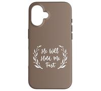 Hymns of Hope: He Will Hold Me Fast Christian Faith Design Case for iPhone 16
