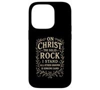 Hymns - On Christ the Solid Rock I Stand - Christian Bible Case for iPhone 14 Pro