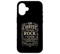 Hymns - On Christ the Solid Rock I Stand - Christian Bible Case for iPhone 16