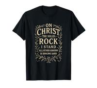 Hymns - On Christ The Solid Rock I Stand - Christian Bible T-Shirt