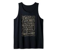 Hymns - Trust & Obey - Christian Jesus Faith Religious Bible Tank Top