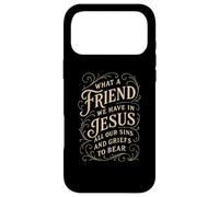 Hymns What a Friend We Have in Jesus Christian Vintage Faith Case for iPhone 17 Pro Max