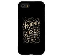 Hymns What a Friend We Have in Jesus Christian Vintage Faith Case for iPhone SE (2020) / 7/8