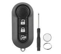 HYMOLKYE 3 Button Key Fob Case Replacement for Peugeot Boxer Citroen Relay | For Fiat Ducato Vauxhall Combo D Iveco Daily Remote Replace Key Shell with CR2032 Battery