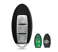 HYMOLKYE 46chip 2 Button Car Remote Key Fob Replacement For Nissan Micra K13 Cube Juke F15 Note E12 Navara NP300 Leaf Remote Fob 433MHZ