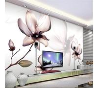 HYMZHL 3D Wall Mural Flower Photo Wallpaper Non-Woven Decoration Poster Picture Design Modern for Living Room Kids Bedroom 137.8 x 98.4 inches(WxH)