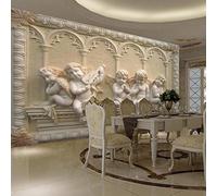 HYMZHL 3D Wallpaper Mural Angel Wall Poster Abstract Art Photo Non-Woven Effect Decoration for Bedroom Living Room 169.3 x 118.1 inches(WxH)