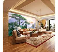 HYMZHL 3D Wallpaper Mural green tree Wall Poster Abstract Art Photo Non-Woven Effect Decoration for Bedroom Living Room 169.3 x 118.1 inches(WxH)