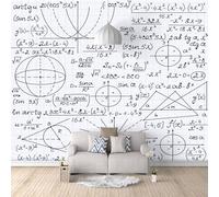 HYMZHL Photo Wallpaper Mathematics 3D Wall Mural Non-Woven Art Print Poster Picture Modern for Living Room Kids Bedroom 137.8 x 98.4 inches(WxH)
