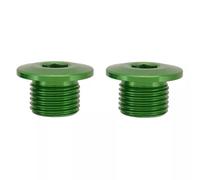 HYNDGMD Motorcycle styling Front Axle Lock Nut Screws Fit for Sur Ron for Bee X S L1E for Segway X260 Green Accessories