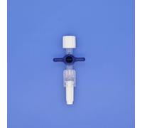 Hynec 2-Way Luer Lock Stopcock with Cap, 5/32" 4.0mm Multi-Purpose Valve for Lab Equipment, School Projects & DIY Experiments (20-Pack) (2-Wing)