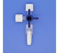 Hynec 3-Way Luer Lock Stopcock with Cap, 5/32" 4.0mm Multi-Purpose Valve for Lab Equipment, School Projects & DIY Experiments (20-Pack)