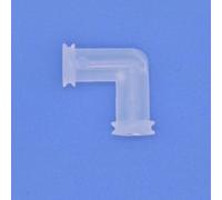 Hynec Polypropylene Luer Lock Adapters Set | Female/Male/Straight/Tee/Elbow | High Temp & Pressure Resistant PP | Lab Grade Industrial Flow Control (Elbow Female, 25)