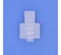 Hynec PP Luer Lock to Industrial Thread Adapters for University Biochemistry Labs & Industrial Applications, Heat-Resistant & Biochemical-Reactive (Male-M6-Natural, 25)