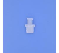 Hynec PP Luer Lock to Industrial Thread Adapters for University Biochemistry Labs & Industrial Applications, Heat-Resistant & Biochemical-Reactive (Female-G1/8-Natural, 50)