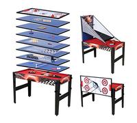 Hyner 14-in-1 Multi-Game Folding Table - Hockey, Billiards, Table Tennis & Basketball Combo for Kids, Adults & Family Gatherings