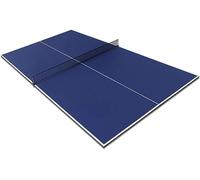 Hyner 9ft Ping Pong Table Top Folding Full Size Table Tennis Table top with Net Blue
