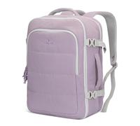 Hynes Eagle Cabin Bag Underseat Carry-ons Travel Backpack Cabin Size for Easyjet, Hand Luggage with Wet Dry Pocket, 16 inch Laptop Puffer Backpack 30L Purple