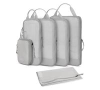 Hynes Eagle Compression Packing Cubes for Suitcase, 6 PCS Travel Organisers Bags for Backpack & Luggage, Holidays Travel Essentials Clothes Shoes Cosmetics Storage Bags
