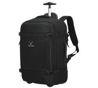 Hynes Eagle Rolling Backpack 42L Backpack with Wheels Airline Approved Carry on Luggage Laptop Travel Backpack for Women Men Jet Black, Jet Black, L, Travel Backpacks