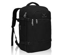 Hynes Eagle Travel Backpack 40L, TSA Friendly Flight Approved Carry on Luggage Hand Lightweight Business Rucksack Fits 15.6 Inch Laptop Black