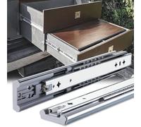 HynJGih 1 Pair Drawer Slides Soft-Close Drawer Guide Ball Bearing Heavy Duty Cabinet Drawer Runners(26Inch/650mm)