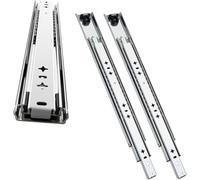 HynJGih 2Pcs Heavy Duty Drawer Runners Drawer Slides 3-Section Full Extension Telescopic Slides(38 Inch(950 mm))