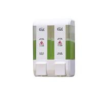 HynJGih Dispensador de jabón de doble cabezal baño champú montado en la pared gel de ducha dispensador de jabón botella de prensa para el hogar(G,M)