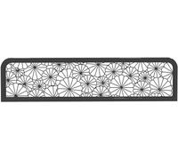 HynJGih Dividers For Dining Areas Privacy Screen Panel Restaurant Decorative Partition 30cm Fences(Black-a,90cm)
