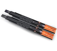 HynJGih Drawer Slides,Metal Ball Bearing Drawer Runner,Fully Extended Side-Mounted Drawer Slides(25cm)