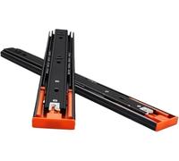 HynJGih Drawer Slides Soft Close Drawer Track Rail Sliding Three-Section Cabinet Furniture Draw Runners Replacement(Cold12 Inch-Ordinary)