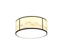 HynJGih Lamp Living Room Simple Modern Zen Chinese Style Rectangular Bedroom Retro Personality Creative Lamps Ceiling Lights for Office Kitchen(A 50CM)
