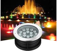 HynJGih LED Fountain Lights,Recessed Underwater Landscape Lights,LED Underwater Lights,Buriable Spotlights(Red,15W)