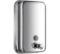 HynJGih Manual Wall-mounted Soap Dispenser Stainless Steel Hand Sanitizer Box Suitable For Hotel Home Bathroom Kitchen(small)