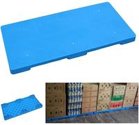 HynJGih MekUk Plastic Pallets Polyethylene storage racking, lightweight plastic pallets, outdoor, storage plastic pallets, easy stacking for Kennel, Garden, Basement, Patio(100x60x5cm)