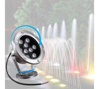 HynJGih Red LED Pool Underwater Lights, Waterproof Pond, Garden, Pool Lights, Underwater Spotlights(6W(12v))