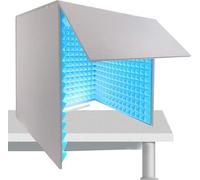HynJGih Sound Proof Foam Panels Vocal Booth 80 * 80 * 80CM Sound Proof Panels for Walls Portable Soundproof Booth(Schwarz)