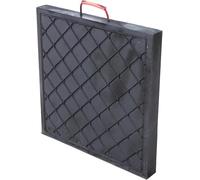 HynJGih Universal Crane Outrigger Pad for Protect the Ground, Non-Slip Trailer Jack Pad with Textured Surface(40x40x4cm/15.7x15.7x1.6inch)