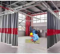 HynJGih Welding Blankets, Curtains Screens, Fireproof Door Curtain, Fibreglass Flame Retardant, Industrial Fire(8X3 M/26.2x9.8 ft)