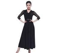 Hynyjxjy ,b,3XL,Ballroom Dance Dresses for Training Tango Salsa Dancing Clothes for Women Waltz Dancewear Foxtrot Dancing Costumes