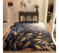Hynyjxjy B,80 * 120CM, Home Carpet Washable Rug for Entrance Short Pile Bedroom Carpet Super Water Absorbent Bathroom Mat for Room Home Decor