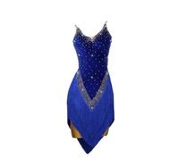 Hynyjxjy B,L, Velvet Latin Dance Competition Costumes Women's Tango Dancing Outfit Ballroom Dancing Dresses Cha Cha Dance Clothes