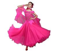 Hynyjxjy B,XXL, Women's Ballroom Dance Performance Dresses Waltz Dancing Clothes Modern Dance Outfit Tango Foxtrot Dancing Costume