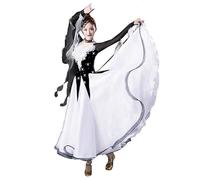 Hynyjxjy Black,M, Ballroom Dancing Dresses for Women Tango Waltz Competition Costumes Foxtrot Dancing Clothes Flamenco Dance Outfit