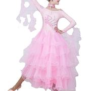 Hynyjxjy ,c,XL, Ballroom Dancing Dresses for Women Tango Dancing Clothes Waltz Foxtrot Performance Dancewear Modern Dance Costumes