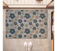 Hynyjxjy E,45 * 70CM, Non Slip Bath Mat Machine Washable Super Water Absorbent Bathroom Mat Soft Shower Mat Quick Dry for Room Home Decor