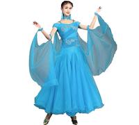 Hynyjxjy H,S, Women's Ballroom Dance Performance Dresses Waltz Dancing Clothes Modern Dance Outfit Tango Foxtrot Dancing Costume