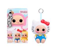 Hyojo Hello Kitty and Friends Series - Hello Kitty, Kuromi & Pompompurin | Single Squishy Collectable, Soft Plush and Mixed Materials, Squeezable Squishy Feel, Keychain Included, for All Ages