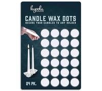 Hyoola Candle Sticky Dots - Candle Wax Dots - Candle Adhesive - 24 Dots